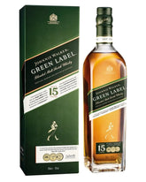 JOHNNIE WALKER GREEN LABEL 15 YEAR OLD BLENDED SCOTCH WHISKEY 70cl